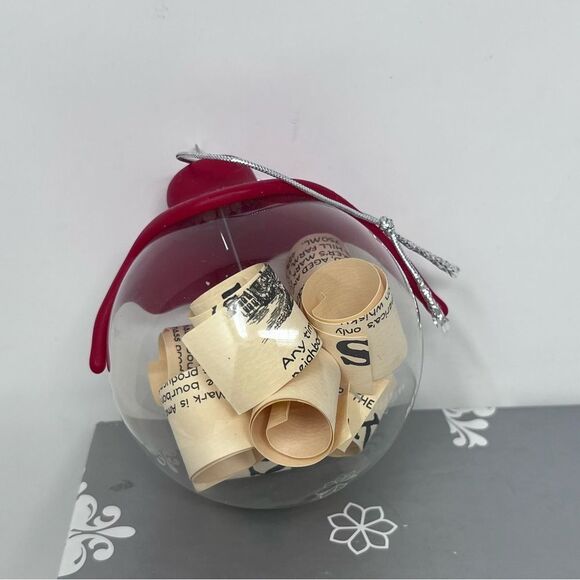 Maker’s Mark Whiskey Promotional Red Wax Drip Ornament - Picture 2 of 8